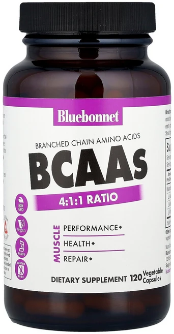 Bluebonnet BCAAs 베지터블 캡슐, 1개, 120개입, 120정 - 쿠팡