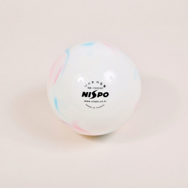 니스포 리듬체조 공 - 멀티컬러 블루/핑크 B/P 5인치, 니스포_리듬체조_공_멀티컬러_블루핑크, 1개