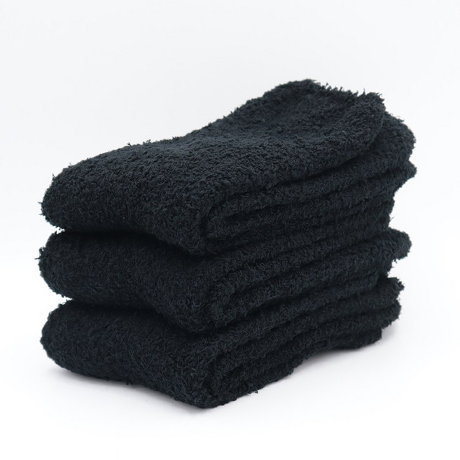 코지24 국산 남자수면양말 3켤레 세트 군인 방한 보온 겨울 두꺼운 따뜻한 극세사 양말