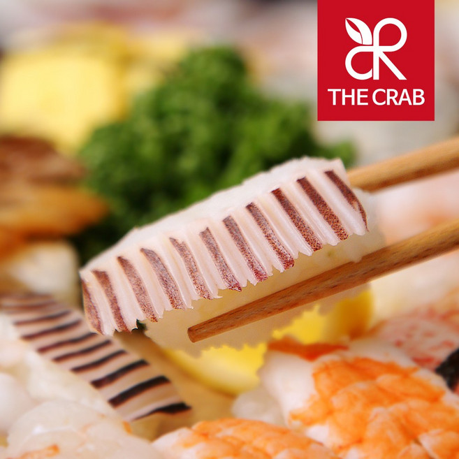 초밥용 오징어 100g 20개 초오징어 네타, 1개