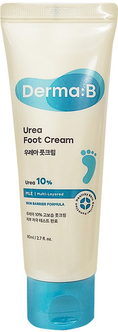더마비 우레아 9.8 풋크림, 1개입, 1개, 80ml