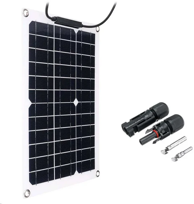 1000W 고효율 플렉시블 태양광 패널 키트 (12V 배터리 충전기 및 컨트롤러 포함) RV 오프그리드 전원용, 04 solar panel