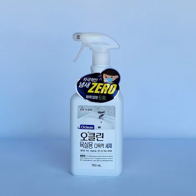 무궁화 오클린 다목적 세제 750ml 청소 용액 목적 분말 세척제 모듈 용기 다용 클리