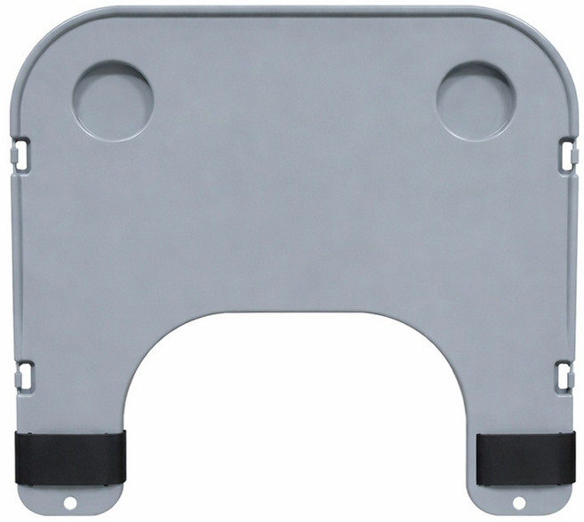 아띠꼴로 휠체어 식탁 식판 테이블 밥상 보조 간이 탁자, 1개, 다크그레이