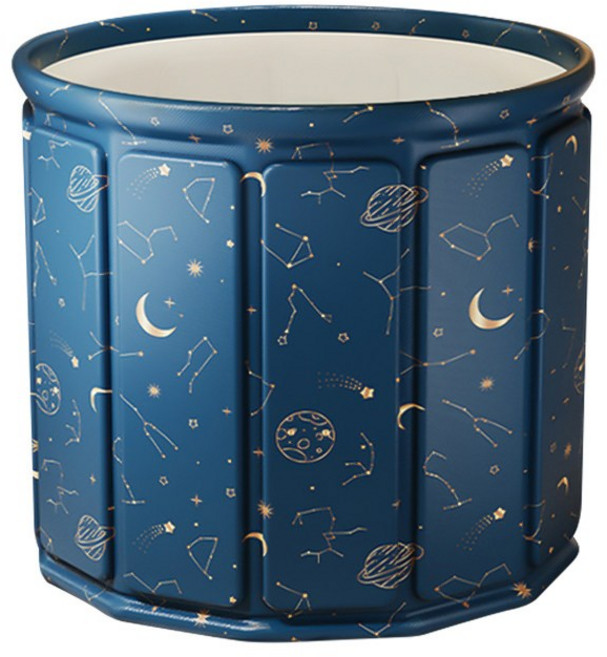 접이식 보온 반신욕조 이동식 공간 활용 간이 사우나 욕조 원터치 설치, 1개, 스타일2