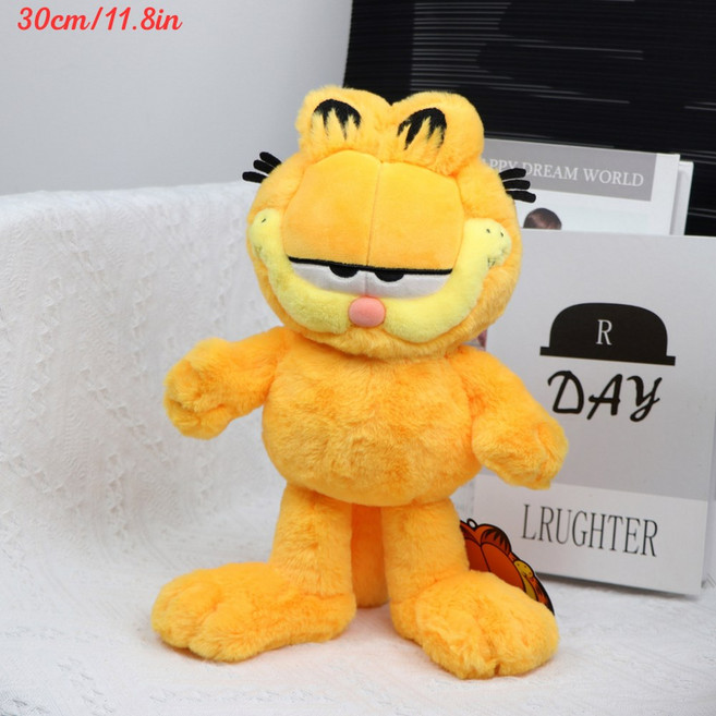 가필드 가족 Kawaii 부드러운 장난감 귀여운 만화 고양이 Odie 박제 동물 Peluche 인형 생일 선물 아이, A, 1개