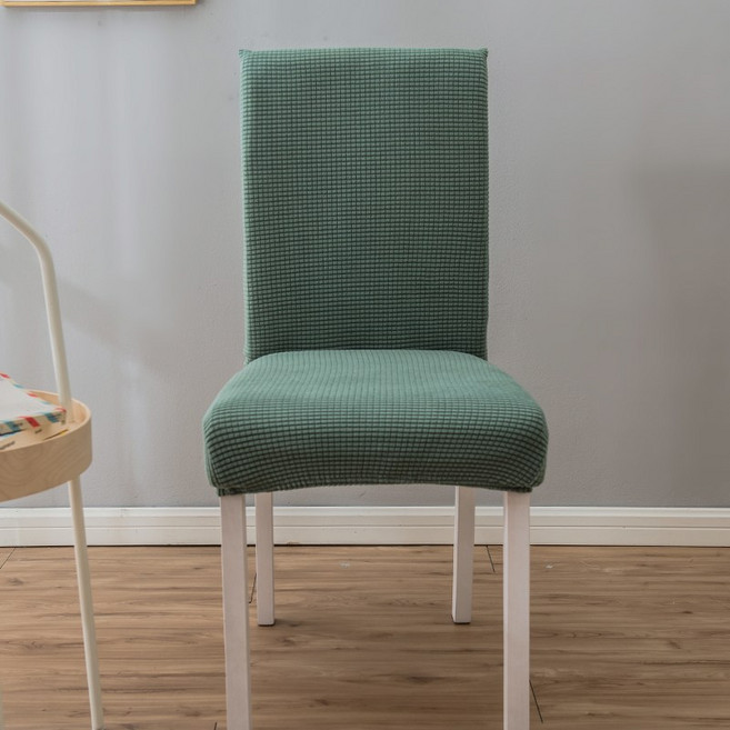 조이누리 식탁의자커버 고탄력 스판 2p 4p, 2개, 그린