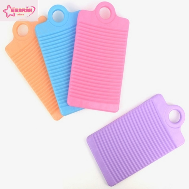 모모숲 미니 손빨래 빨래판, 화이트, 1개