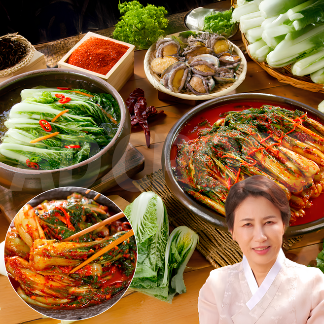[인포벨]TV홈쇼핑정품 애드크로스 이인화명인 얼갈이 김치 국산 전라도 전통 김장 시골 수제 밑반찬 가정용, 1세트, 5kg