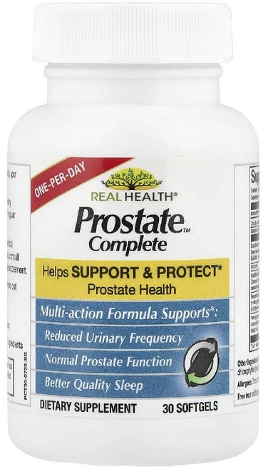 리얼헬스 프로스테이트 컴플리트 Prostate Complete 소프트젤 30정, 1개 - 쿠팡