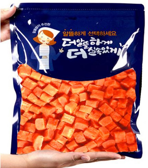 국내산 대용량 수제져키500-8종, 500g, 1개, 연어큐브