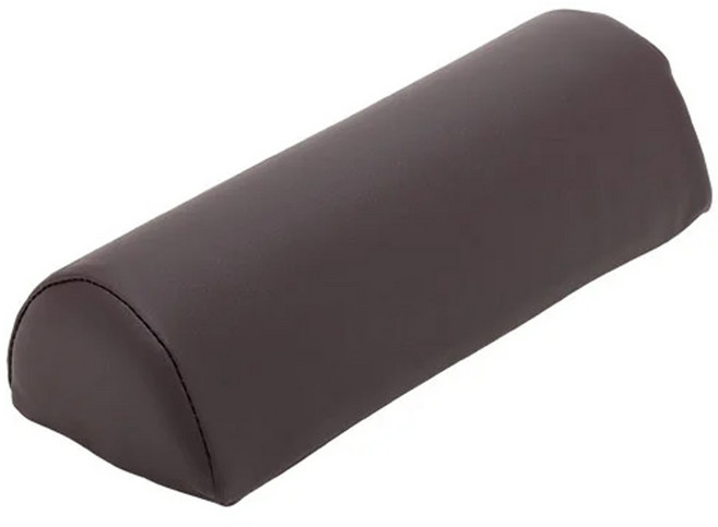 [세븐뷰티] 마사지베개 모음, 반원형 롱베개(대)_브라운, 1개