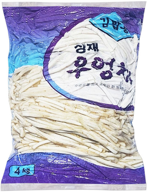 포에버 우엉채 진공포장 5mm 4k, 1개, 4kg