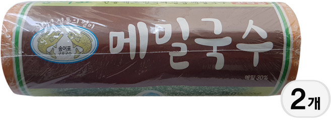 송어표 구포 메밀국수, 1kg, 2개