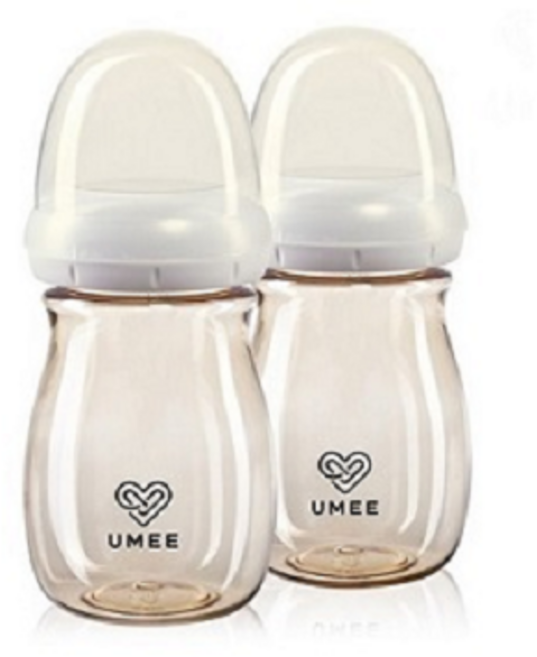 유미 PPSU 노꼭지 젖병 트윈팩, BEIGE 베이지, 260ml, 1세트