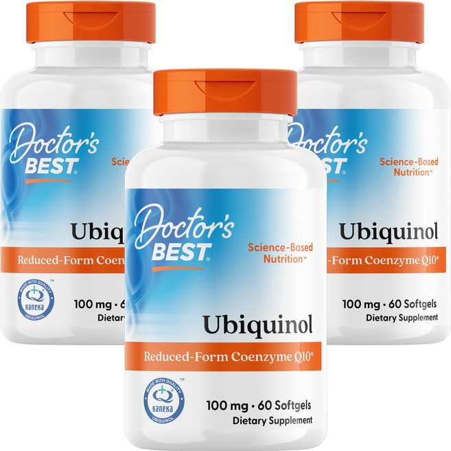 닥터스베스트 유비퀴놀 100mg 소프트젤, 60정, 3개