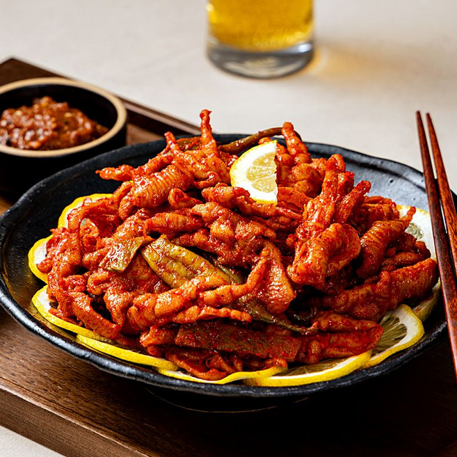 형닭마켓 레몬무뼈닭발 무침 차갑게 먹는 냉채 닭발 400g, 1개
