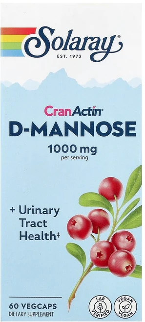 솔라레이 CranActin 함유 D-만노스 요도관 베지캡슐 60정, 1개 - 쿠팡