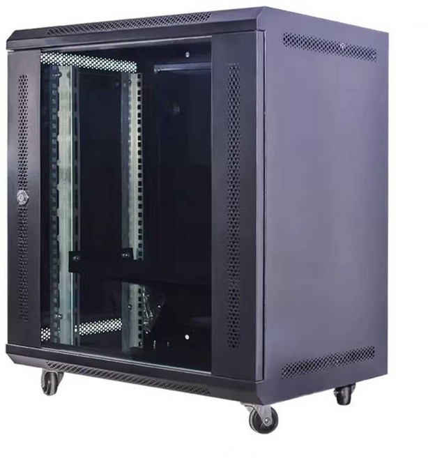 네트워크 서버 캐비닛 보관함 랙 통신 허브장비 케이스, 1개, 12U 강화형 600x450x650