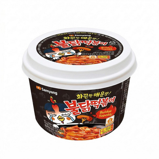 삼양식품 불닭떡볶이 오리지널 185g 16개 1박스