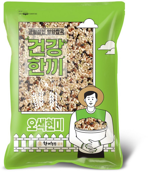한끼농산 국산 오색현미, 5kg, 1개
