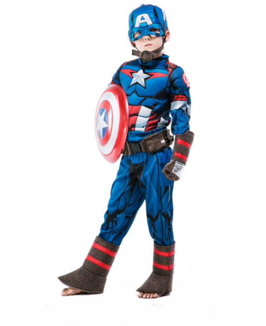 캡틴아메리카 코스튬 [프리미엄-MV023-방패] [M0616]