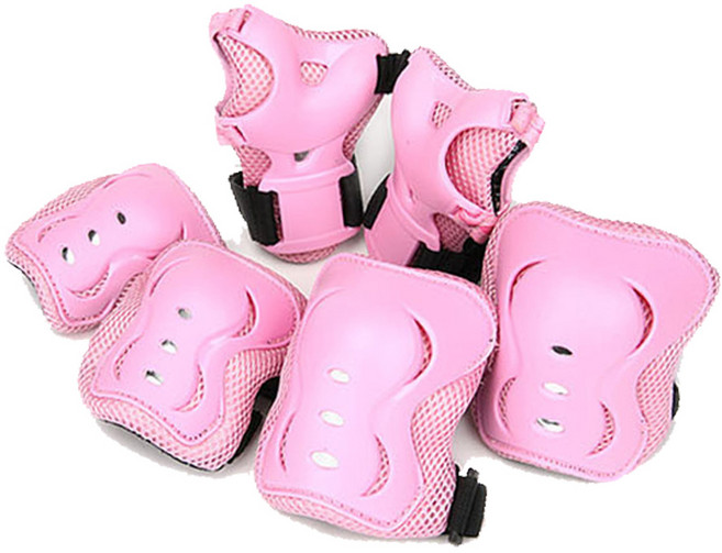 KSP 303 자전거 인라인 킥보드 아동용 보호대, 핑크