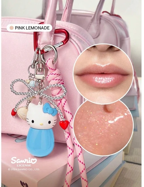 쉬글램 헬로키티 립글로즈 4종 SHEGLAM 풀사이드 퍼펙션 립글레이즈 시리즈, 1. 핑크 레모네이드 (CLASSIC), 1개 - 쿠팡