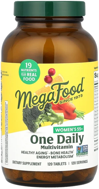 몸관리하세요 겨울입니다 MegaFood 55세 이상 여성용 원 데일리 종합비타민 120정 특별관리진행, MegaFood55세이상여성용원데일리종합비타민120정, 1개 - 쿠팡