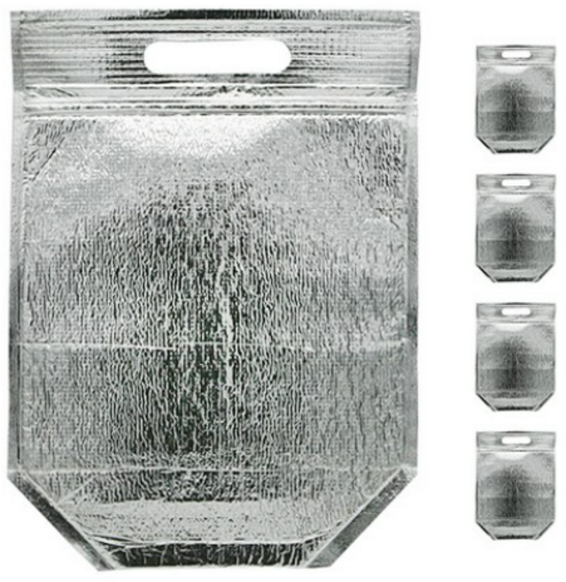 도나앤데코 도시락포장 손잡이 은박보냉백 기본, 30개입, 30개입