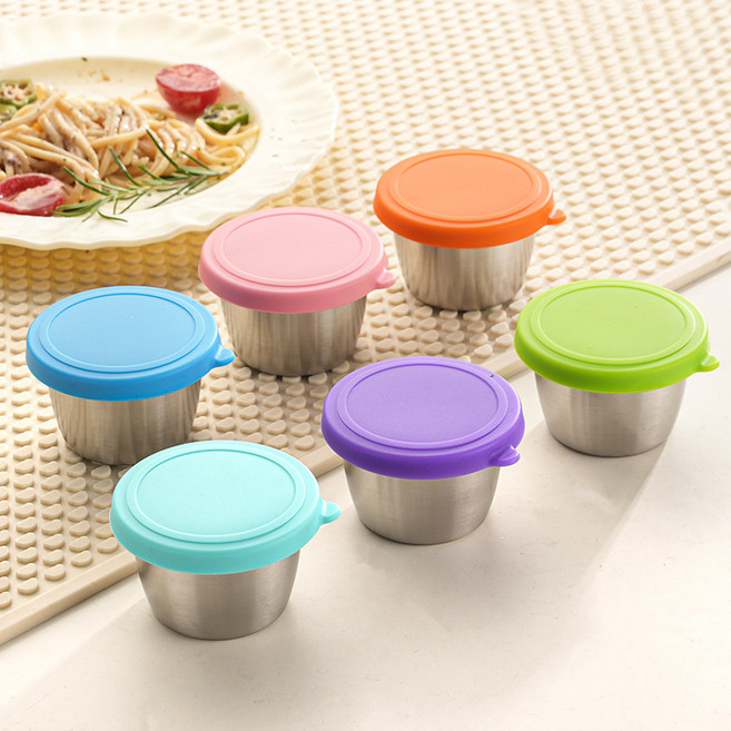 플릿플릿 종지 소스볼 70ml, 6개, 혼합색상