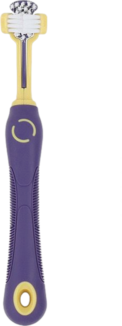 애견칫솔 아지 미니칫솔 다용도 고양이 구강 관리 칫솔, 보라색, 1개