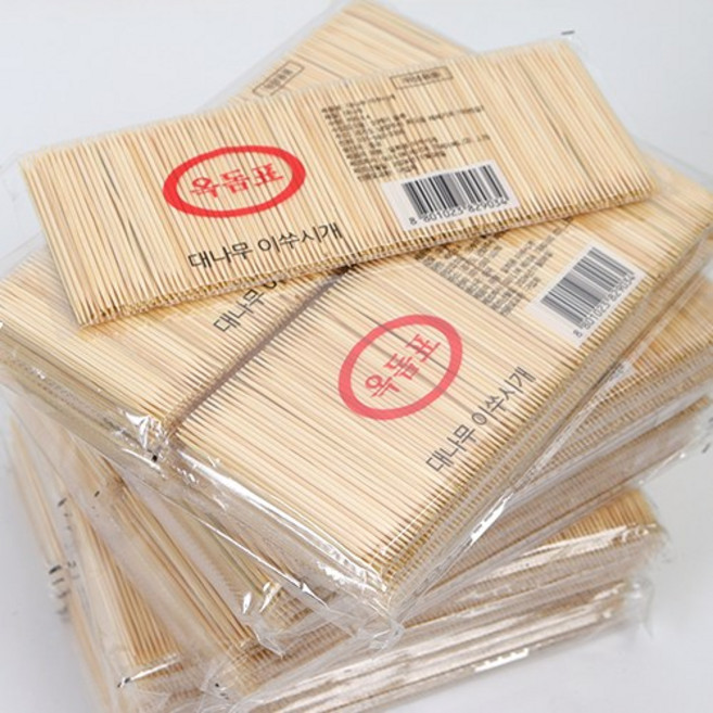OK-(옥돔표)대나무 이쑤시개 약4 000개X5묶음, 5개, 4000개