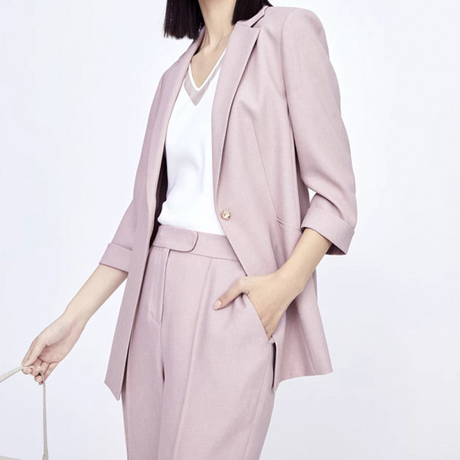 MONO單色主義小西裝外套 簡約時尚女裝西服 職場百搭修身外套