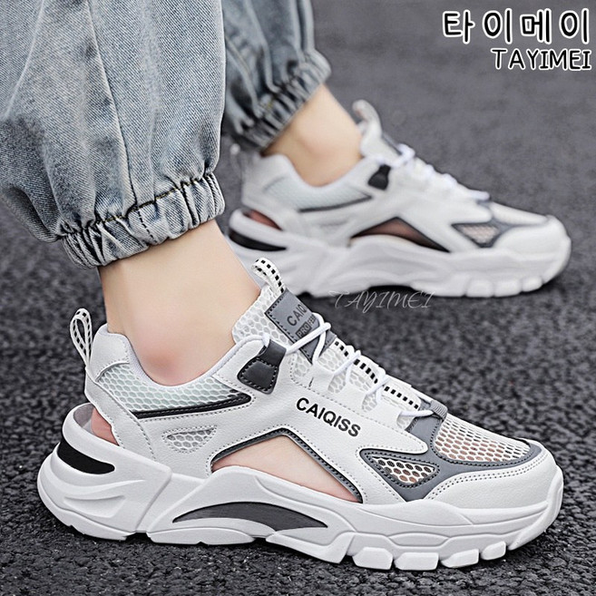 타이메이 남성 샌들 여름 외장 수상 운동화 워킹화 캐주얼 슬리퍼 통기 스포츠 청소년 비치슈즈