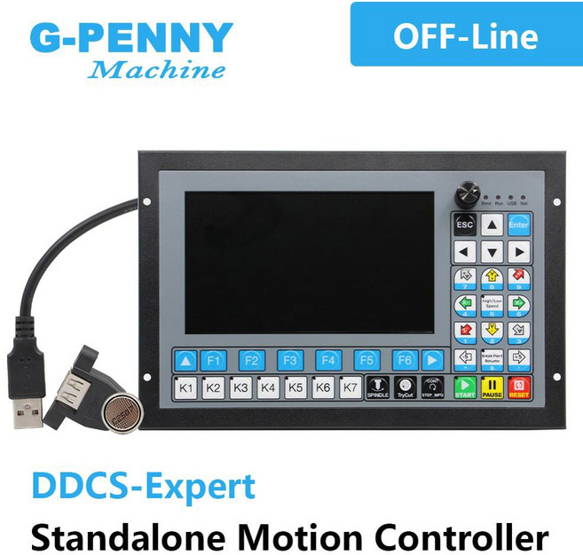DDCS 전문가 독립형 모션 컨트롤러 오프라인 컨트롤러 지원 3 / 4 / 5 축 USB CNC 컨트롤러 인터페이스, [04] Key Panel