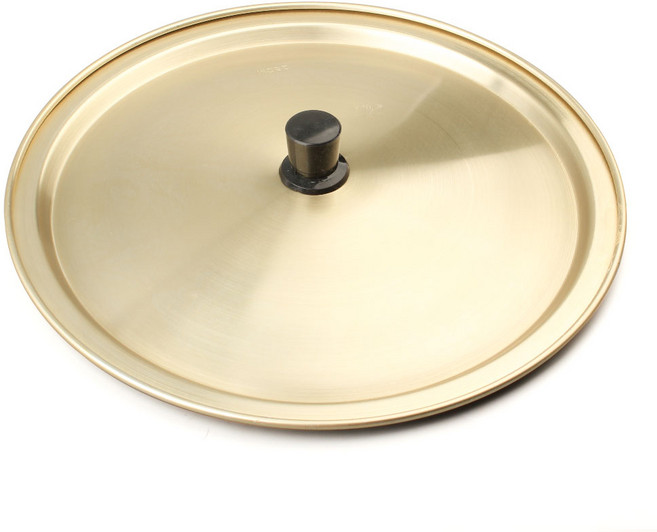 국산 황색 양은 냄비뚜껑 (외경확인필수), 1개, 28cm