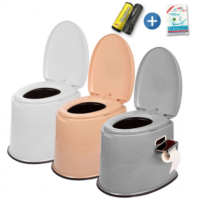 굿랩 노지캠핑 휴대용 농막 화장실 야외 좌변기 요트 보트 캠핑카, 1개, B. 이동식 좌변기분리형베이지