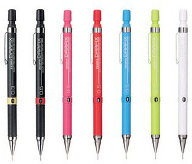 색상랜덤 제브라 드라픽스샤프 0.5MM 잘써지는 샤프 학생 필기구