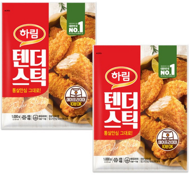 하림 텐더스틱 1000g, 1kg, 2개