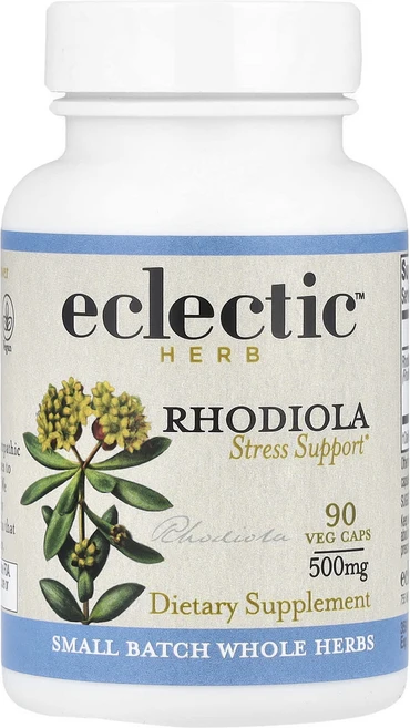 Eclectic Herb 허브 홍경천 로사빈 및 살리드로사이드 함유 500mg 베지 캡슐 90정, EclecticHerb허브홍경천로사빈및살리드로사이드함유, 1개 - 쿠팡