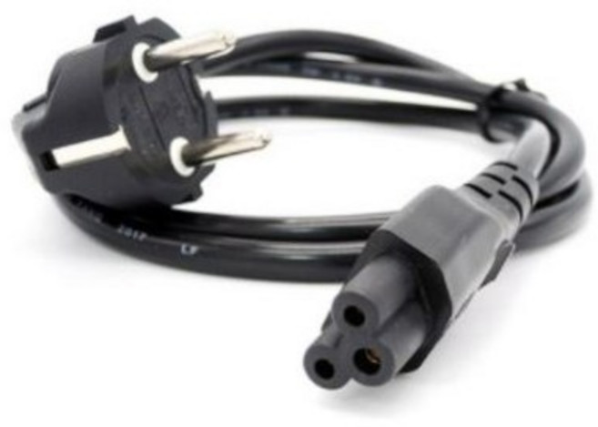 티테크 3구 크로바 전원 케이블 1m, 1개