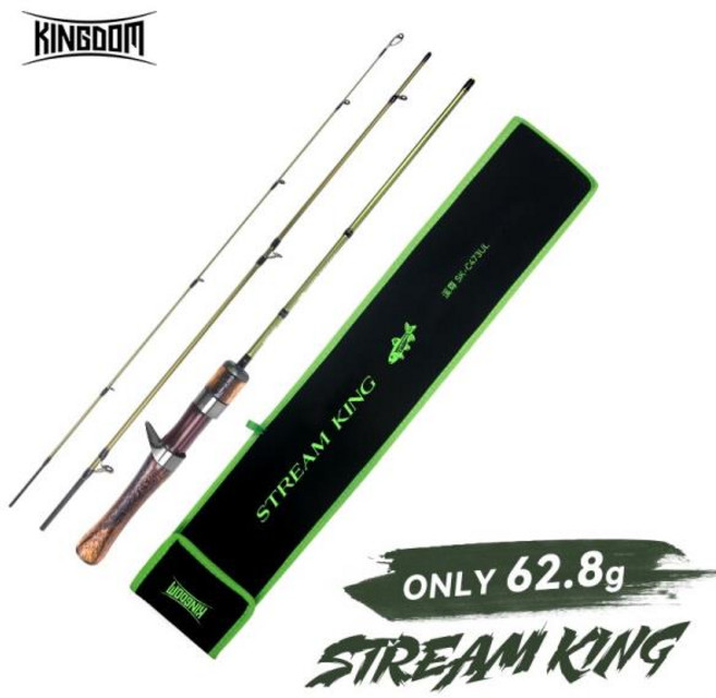 Kingdom 초경량 카본 로드 MF 액션 스피닝 캐스팅 낚싯대 UL L 파워 트래블 송어 파이크 3 섹션, 01 1.53m Casting