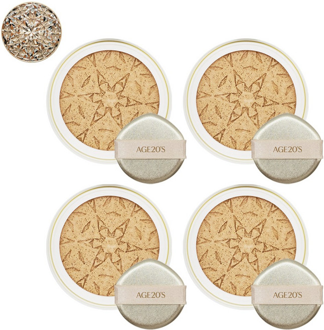 에이지20S 에이지투웨니스 최신상 쿠션 3D 터치 하이 커버 쿠션, 1개, 13g, 3D 23호 리필4개