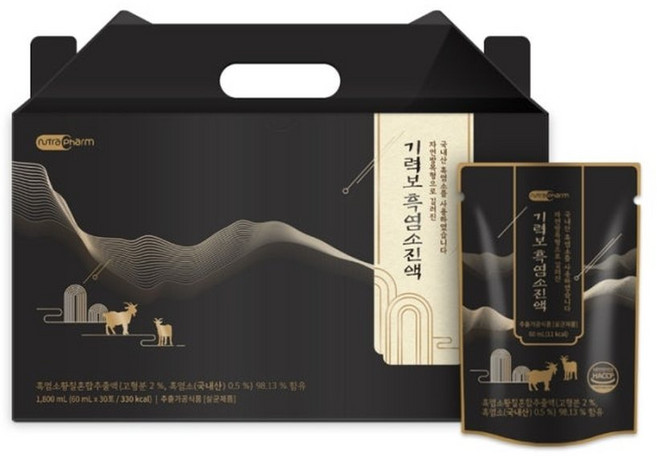 기력보 흑염소 진액 60ml 30개입 5개, 150개