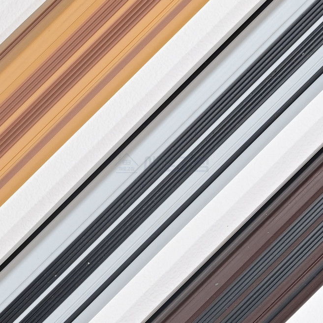 고무 마감재 현관턱 몰딩 논슬립 LVT 덧방, 브라운, 1개