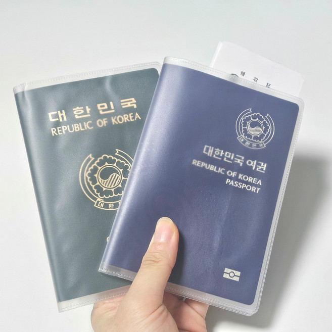 건강보험증케이스 해외여행꿀템 아기여권케이스 여권비닐커버 신여권 반투명 포켓