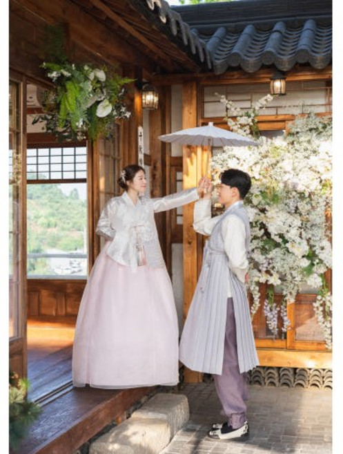 신랑신부 웨딩한복 한복대여 결혼 하객 돌잔치 웨딩 혼주 칠순 폐백 한복세트