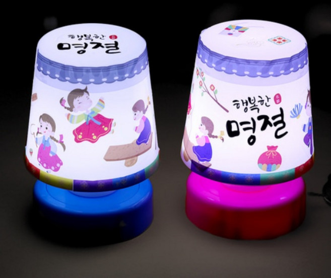 명절 미니 스탠드등 만들기세트 미니무드등 명절만들기 단체활동 취침등 그리기무드등 LED스탠드등 만들기, 1개, 명절 스탠드-핑크