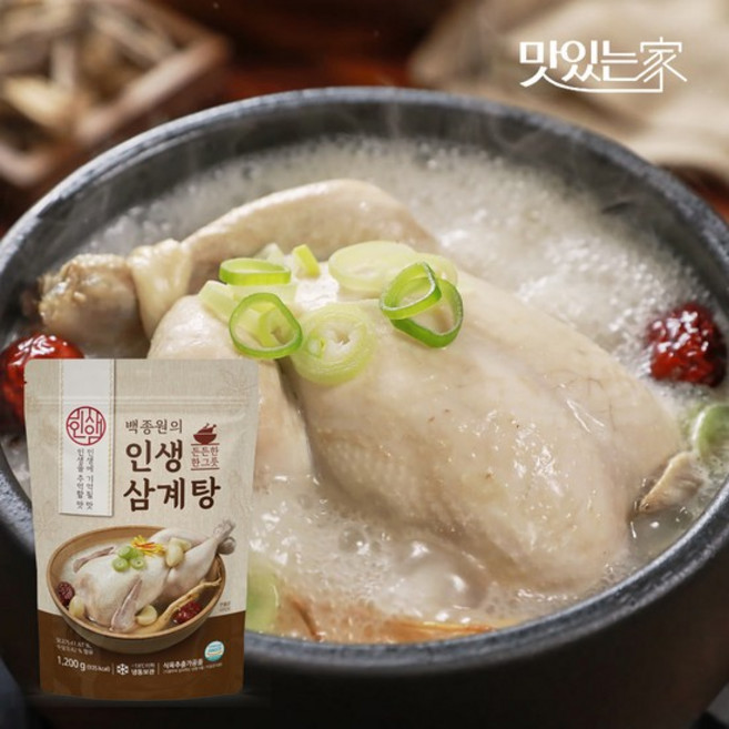 인생삼계탕 / 1200g 3팩, 없음, 1.2kg, 3개